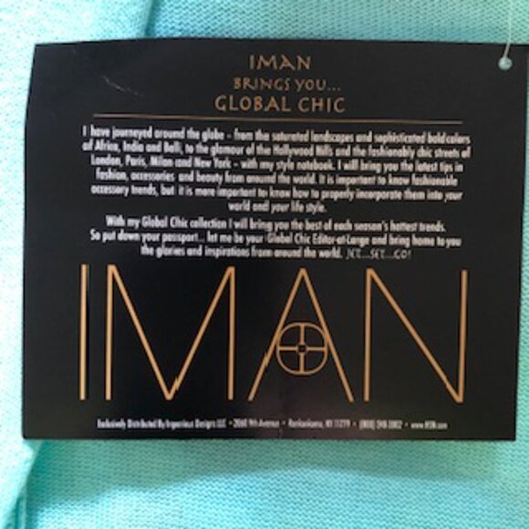 NWT Iman Global Chic Aqua Lightweight Long Cardigan Sweater Plus 3X XXXL - Picture 6 of 7